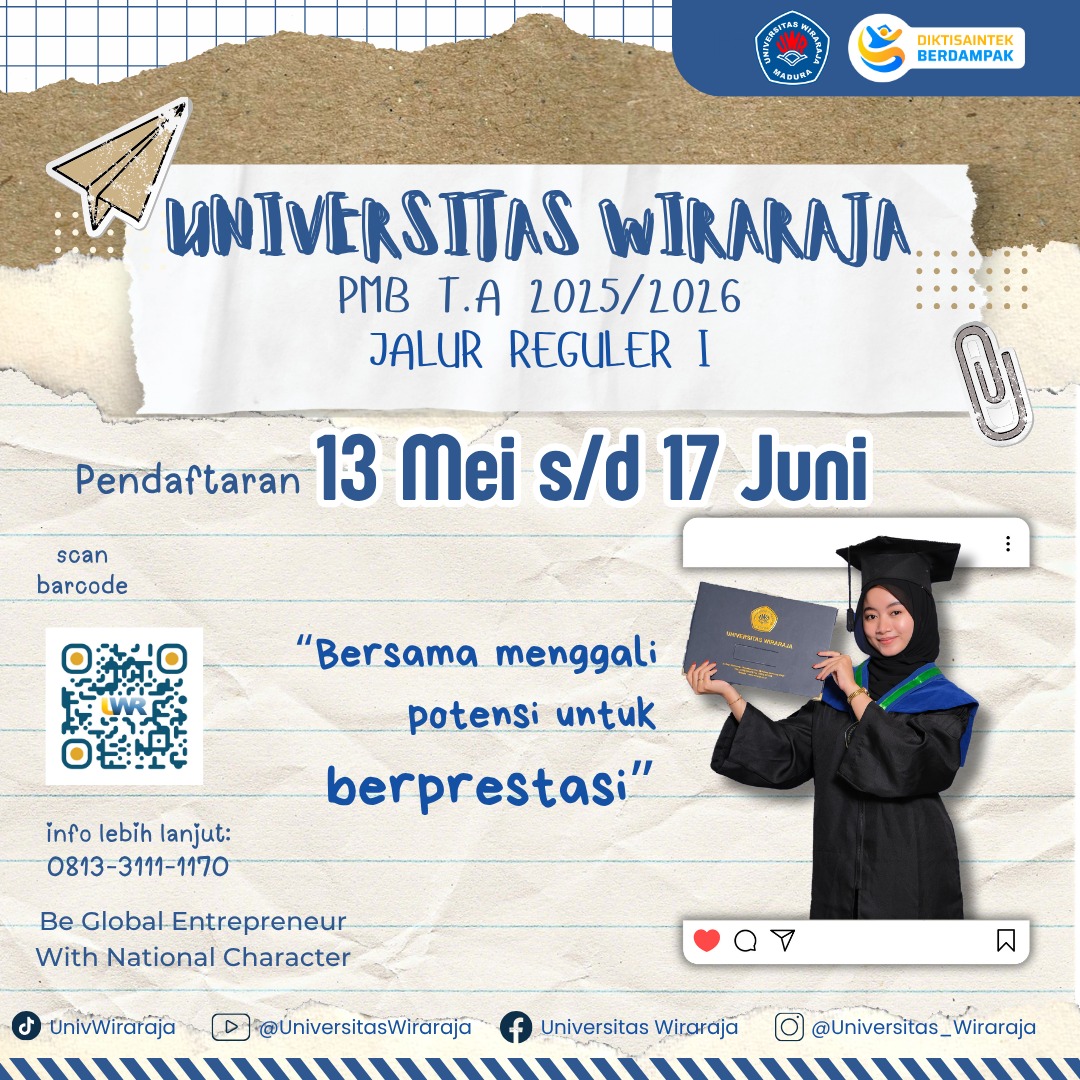 Penerimaan Mahasiswa Baru Jalur Reguler I Tahun 2025