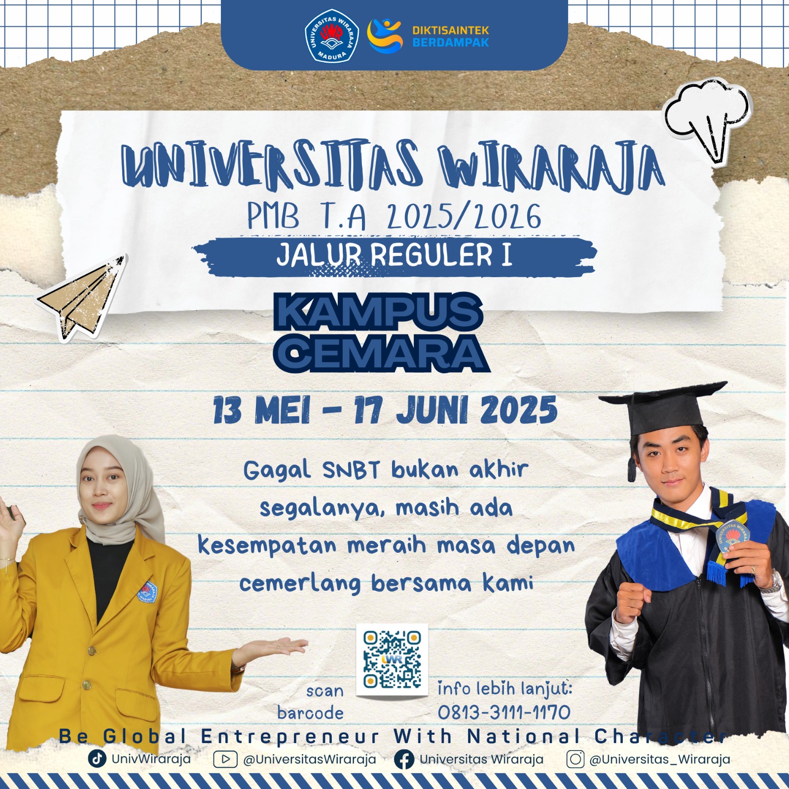 Penerimaan Mahasiswa Baru Jalur Reguler I Tahun 2025